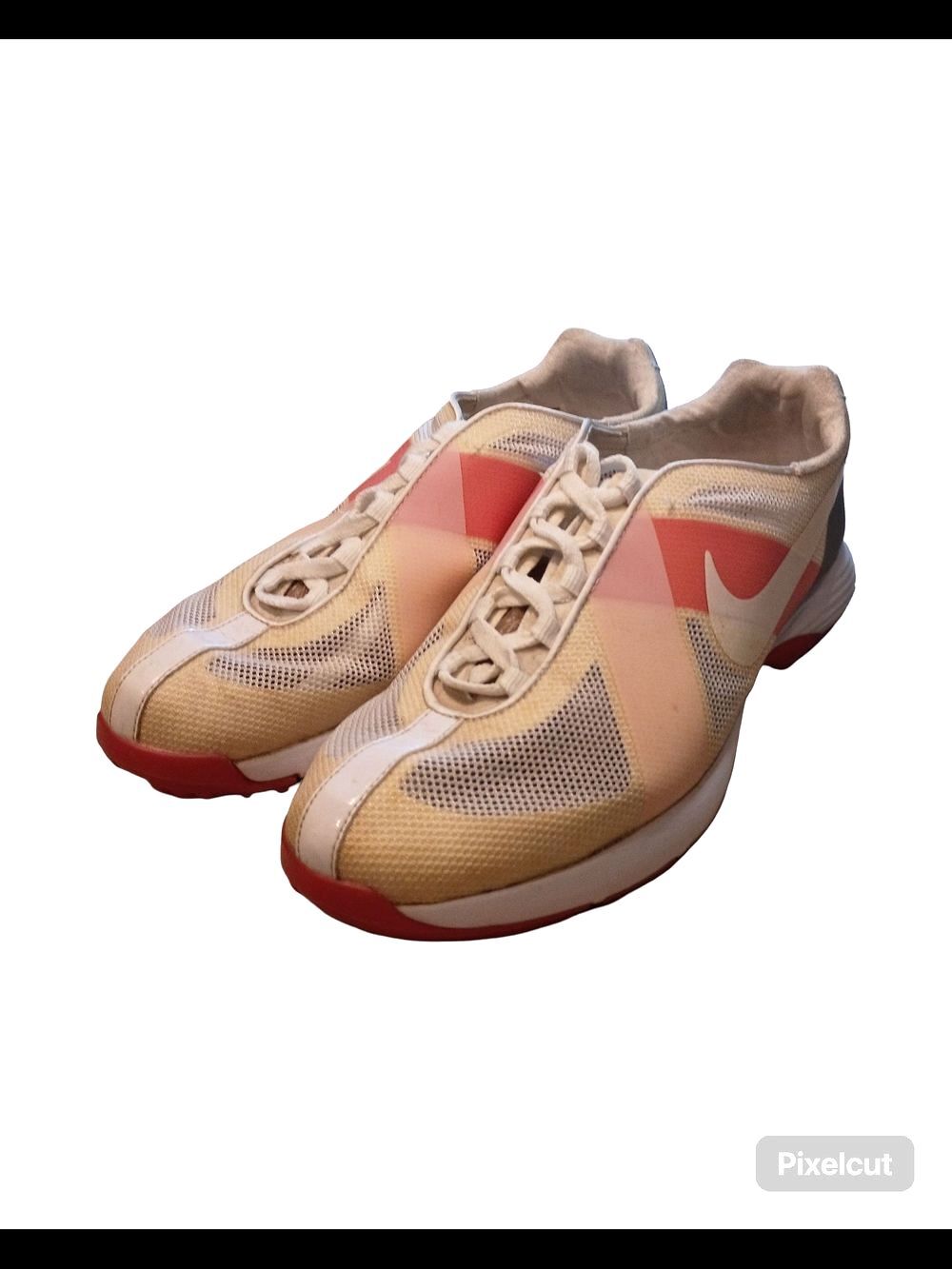 Nike Hyperfuse Lunarlon women's golf shoes | Peach/Orange Mesh | Women's Size 8 - Picture 11 of 12